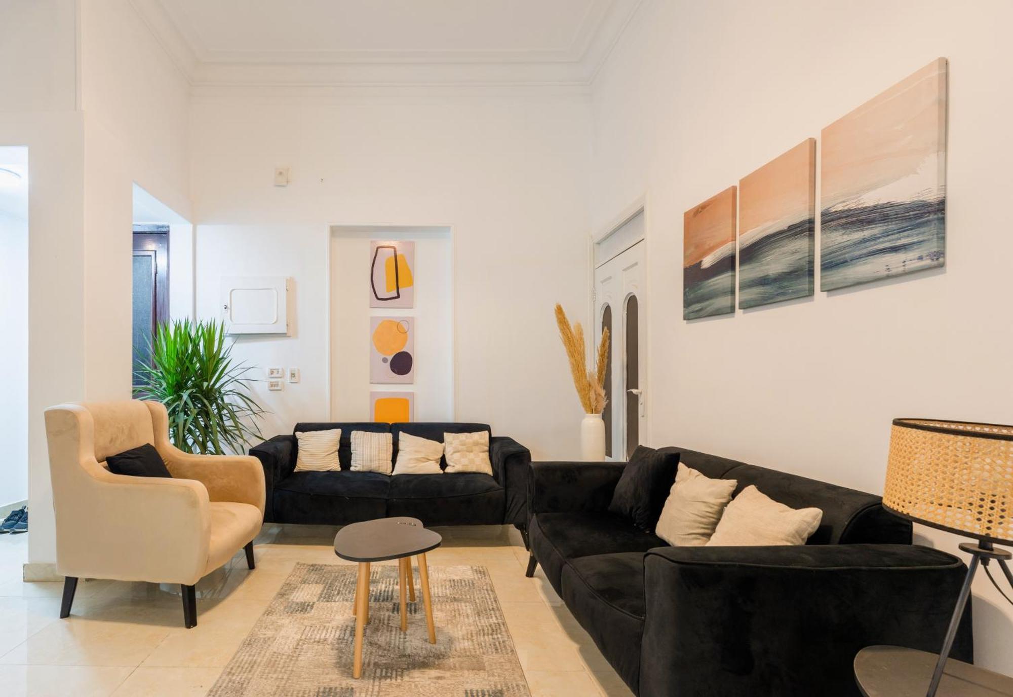 Stilvolle I Smart-tv I 2 Balkone I Klimaanlage Cairo